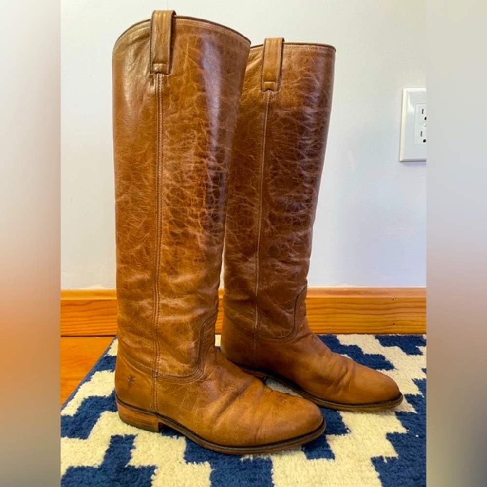 Frye Dorado Low Leather Tall Riding Boot | Size 8